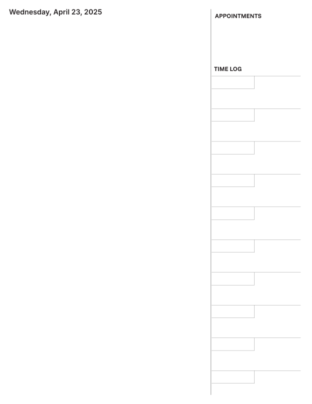 Freestyler planner design